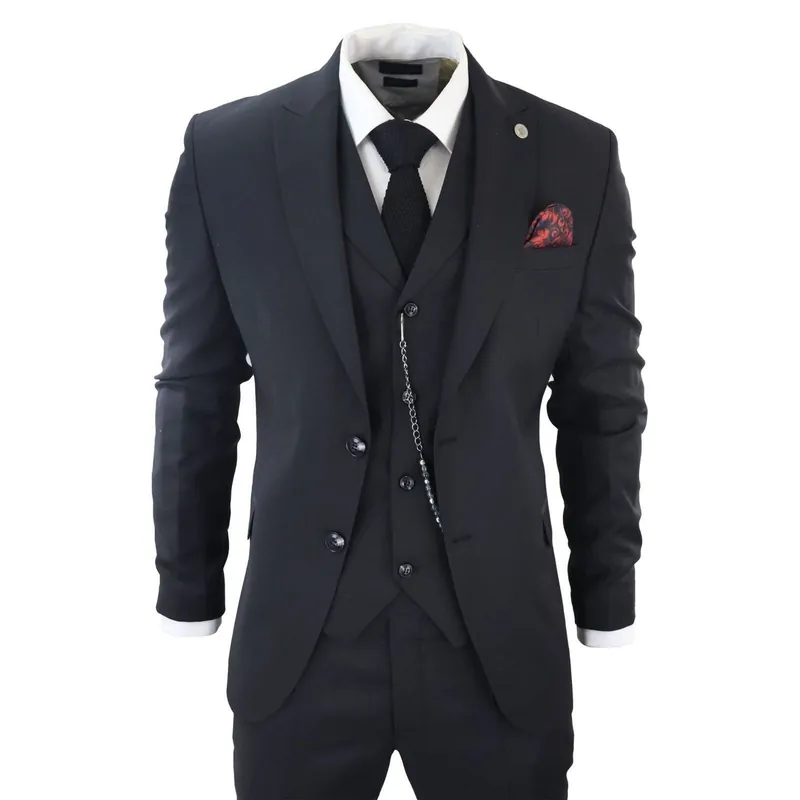 Classic 3-Piece Plain Suit