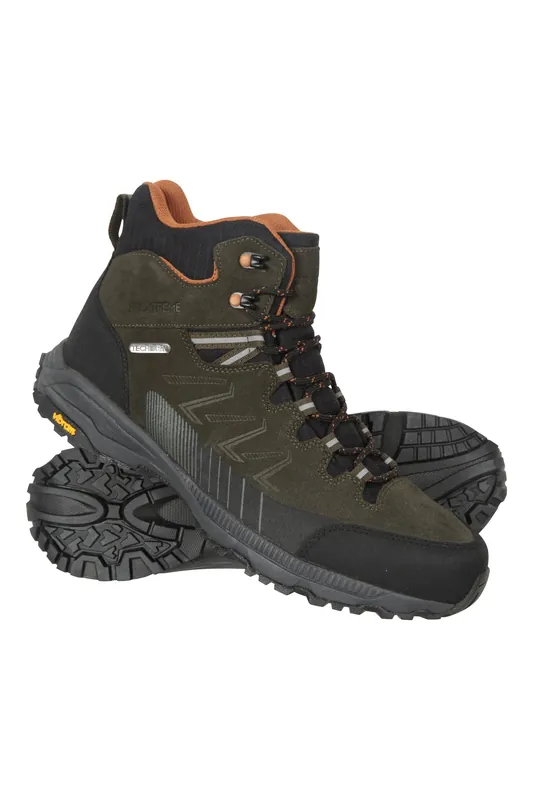 Extreme Rockies' Waterproof Rubber Outsole Boots - Mountain Warehouse