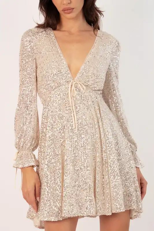Kima Baby Doll Mini Dress - Jaded Rose