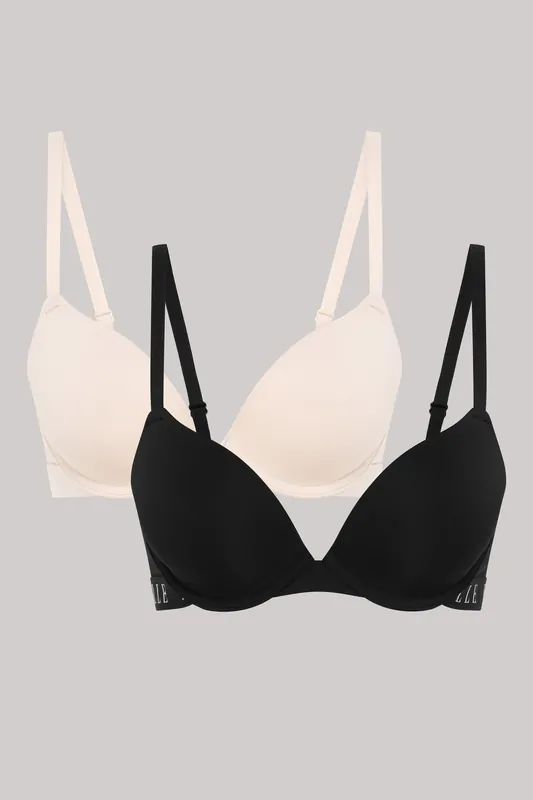 Multi Pack (2) Padded Smooth Bra - ELLE