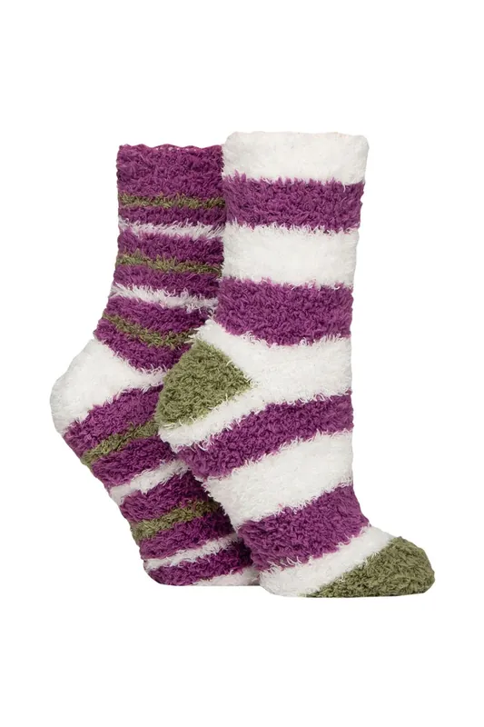 2 Pair Fluffy and Cosy Leisure Socks - SOCKSHOP
