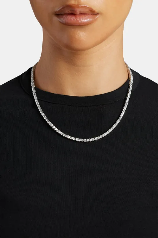 Womens 3mm Tennis Chain - Cernucci
