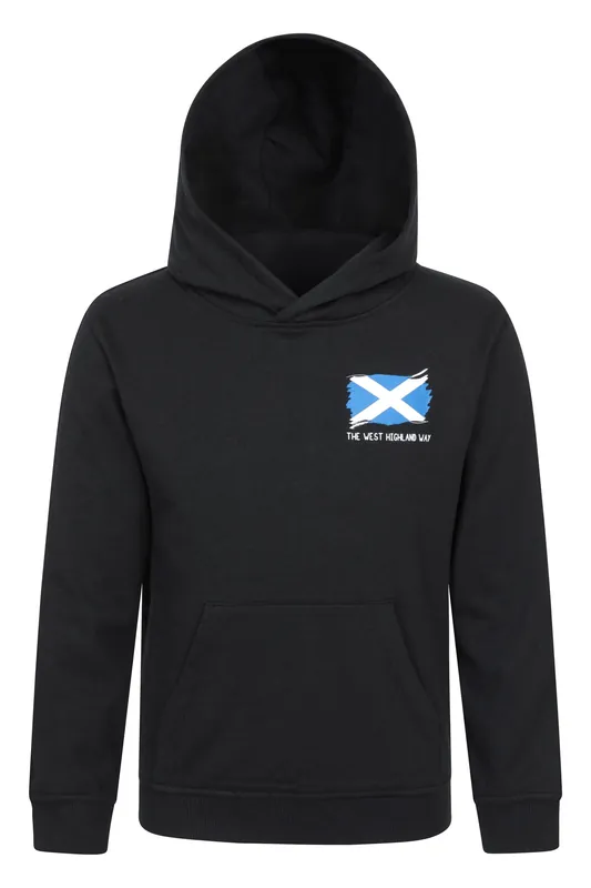 West Highlands Way' Casual Relaxed Fit Soft Cotton Warm Hoodie - Mountain Warehouse