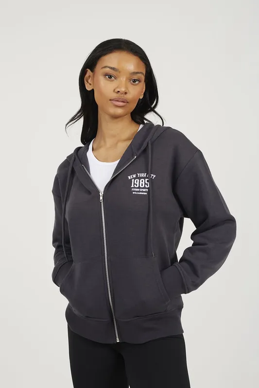 Zip Through Hoodie - Brave Soul