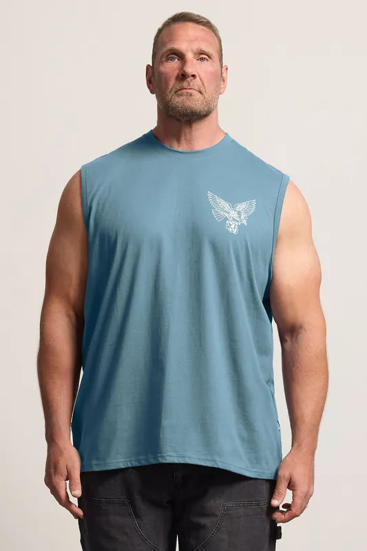 Eagle Graphic Muscle Vest - BadRhino