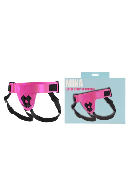 Lustre Adjustable Strap-On Harness with Bullet Pocket