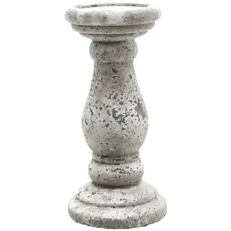 Stone Effect Candle Holder - Hill Interiors