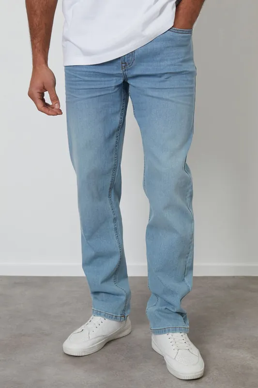 Canterbury' Straight Fit Jeans With Stretch - Threadbare