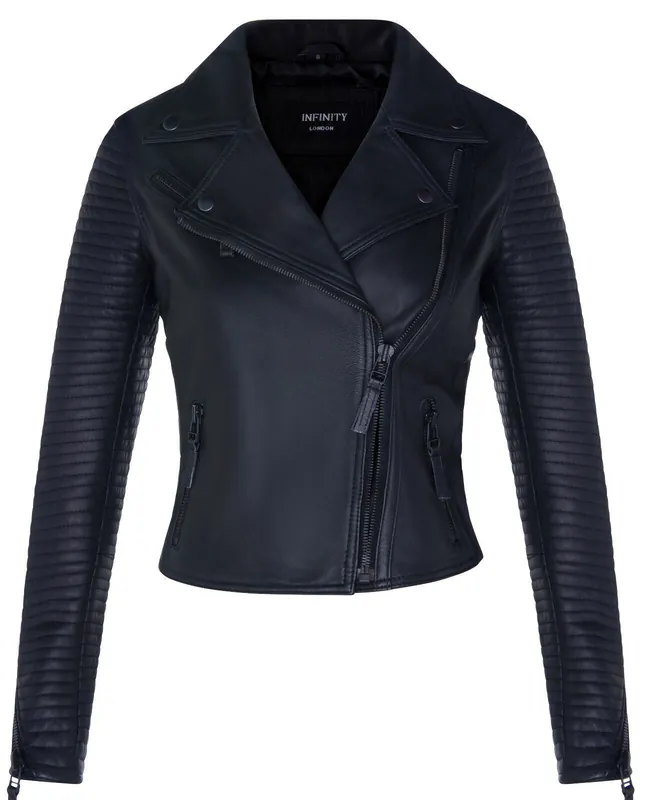 Leather Matt Vintage Brando Biker Jacket-Taipei