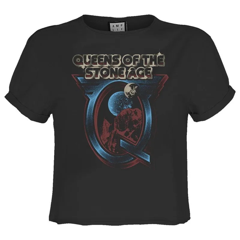 Outer Space Queens Of The Stone Age Crop Top - Amplified