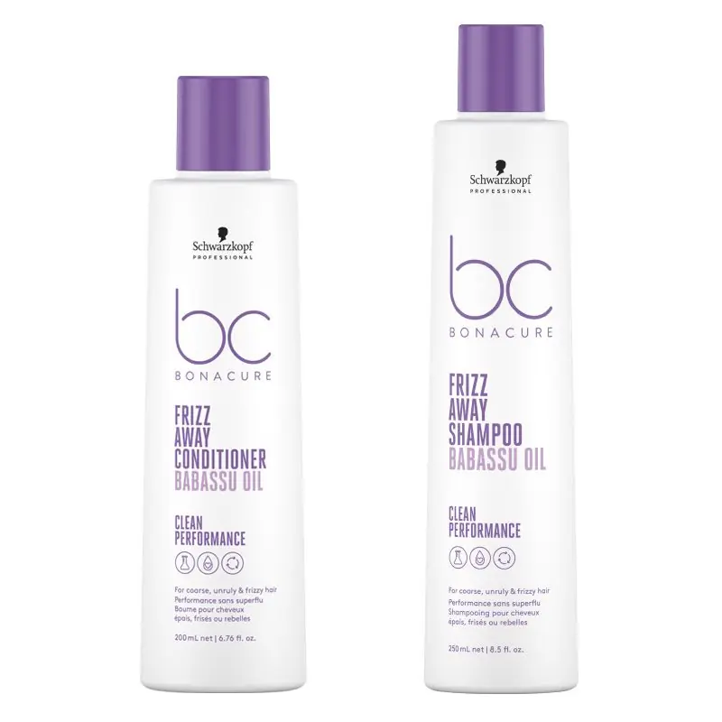BC Clean Frizz Away Shampoo 250ml & BC Clean Frizz Away Conditioner 200ml Duo - Schwarzkopf
