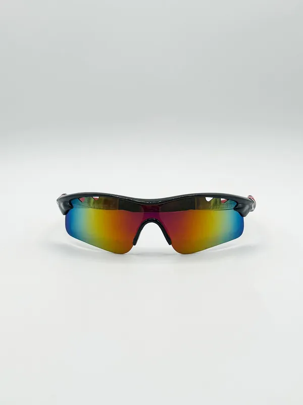 Sports Racer Sunglasses with Hard Case - SVNX