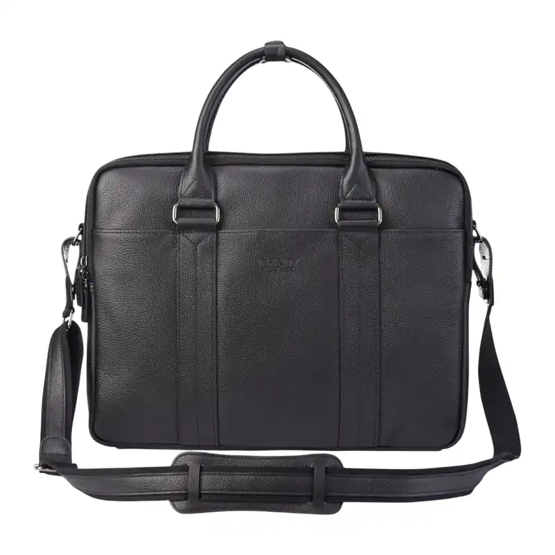 Genuine Leather Laptop Business Briefcase Office Travel Bag - Sutton