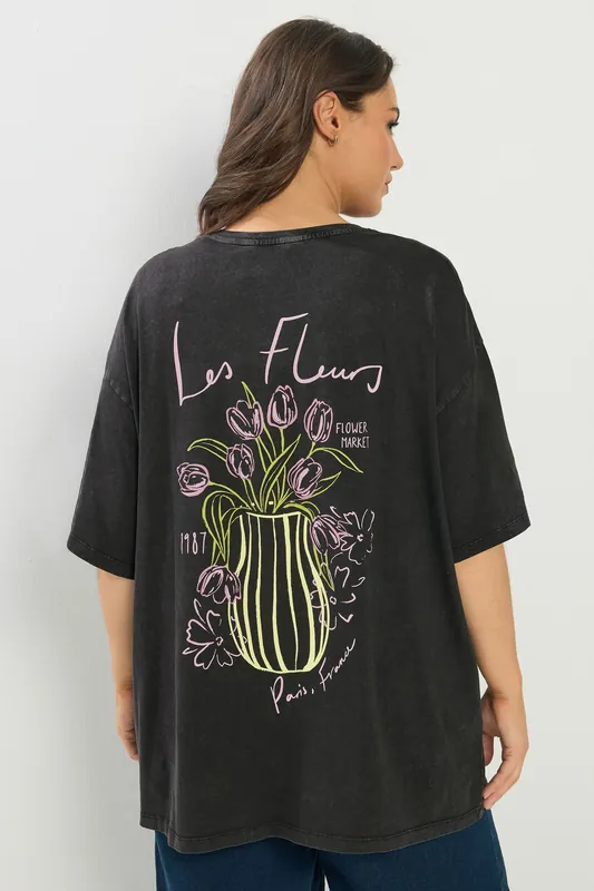 Les Fleurs' Relaxed T-Shirt