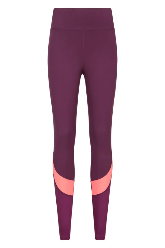 'Align' Quick Wicking High Waisted Gym Sculpted Leggings - Mountain Warehouse