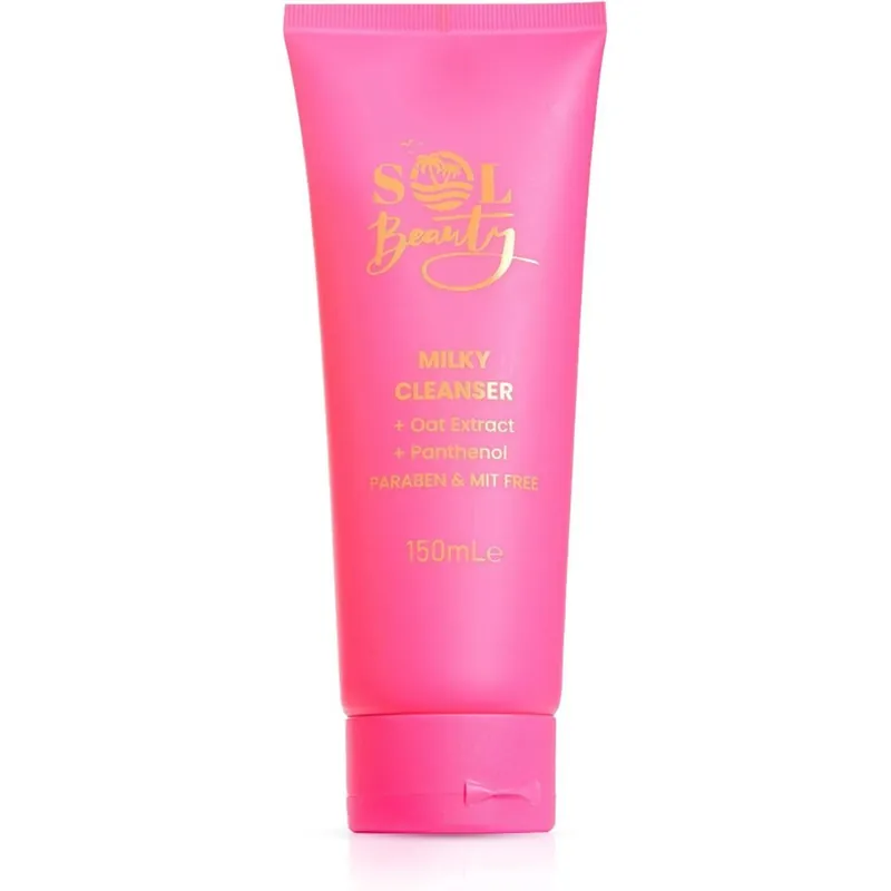 Milky Face Cleanser Gentle Wash Hydrating Facial Oat Extract 150ml - SOL Beauty