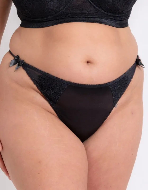 Midtown Tanga Brief Lace Detail Knickers - Liaison