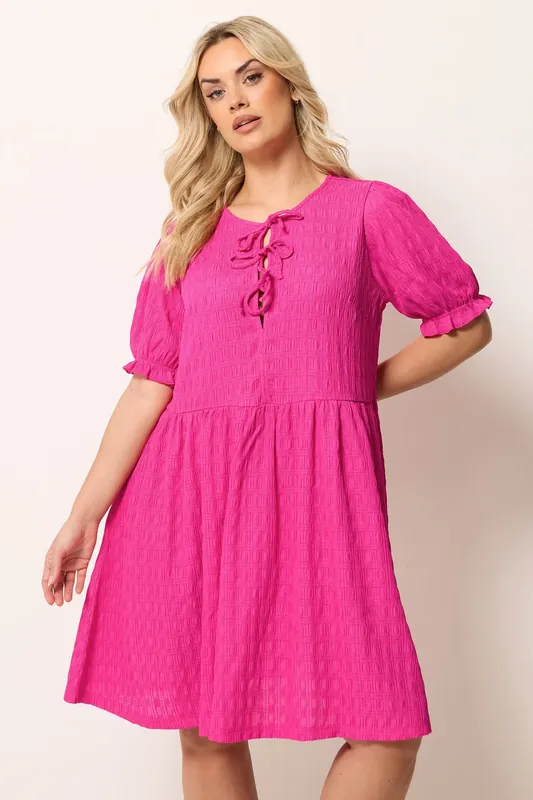 Bow Front Mini Dress - Yours