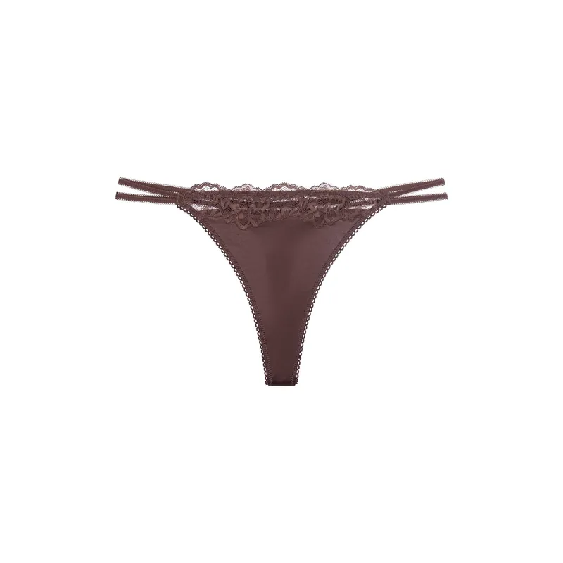 Origins Shiny Micro Brown String - Dorina