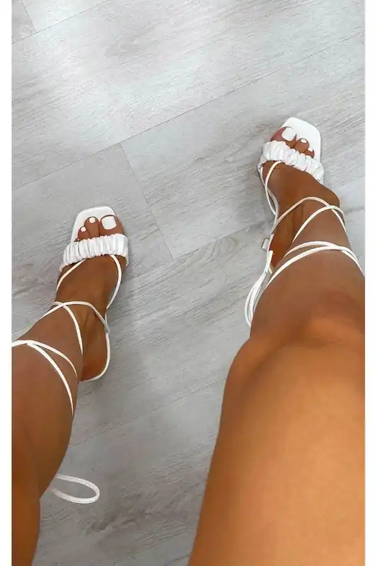 Zizi Strappy Mule Heels - IKRUSH