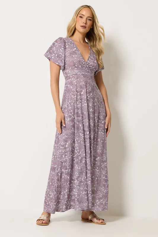 Tall Floral Wrap Maxi Dress - Long Tall Sally