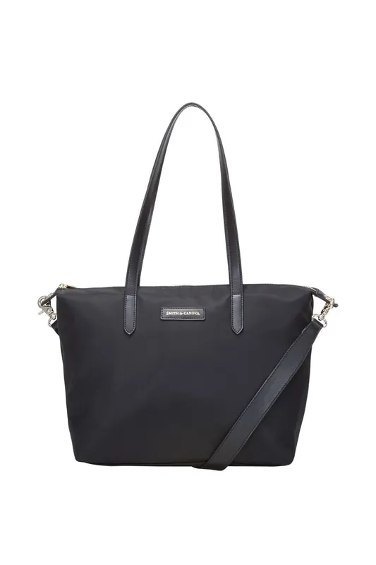 Nylon Zip Top Tote Bag - Smith and Canova