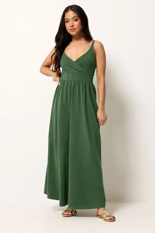 Petite Cotton Maxi Dress - PixieGirl