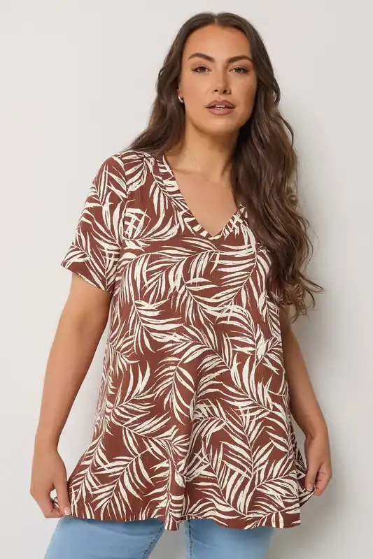 Palm Leaf Swing Top - Yours