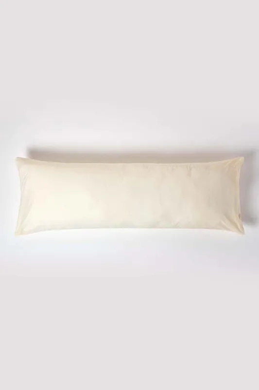 Egyptian Cotton Housewife Body Pillowcase 200 TC - Homescapes