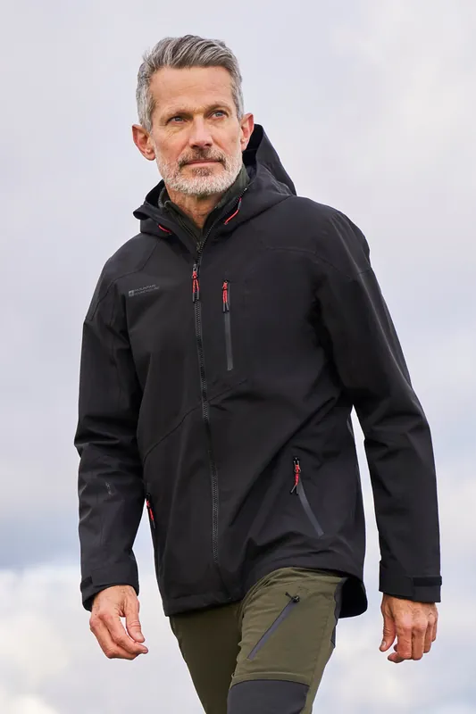 Bachill' Waterproof Lightweight Breathable Full Zip Hooded Jacket - Mountain Warehouse