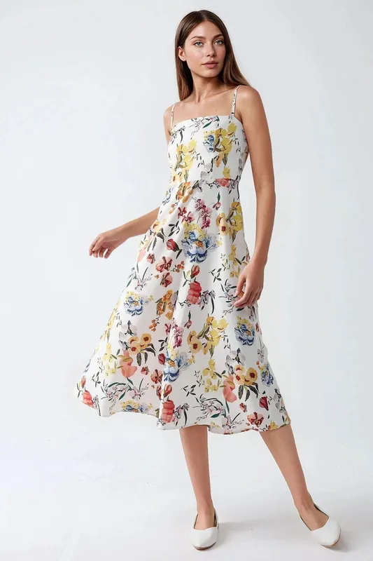 Printed Midi Dress - Hiccup
