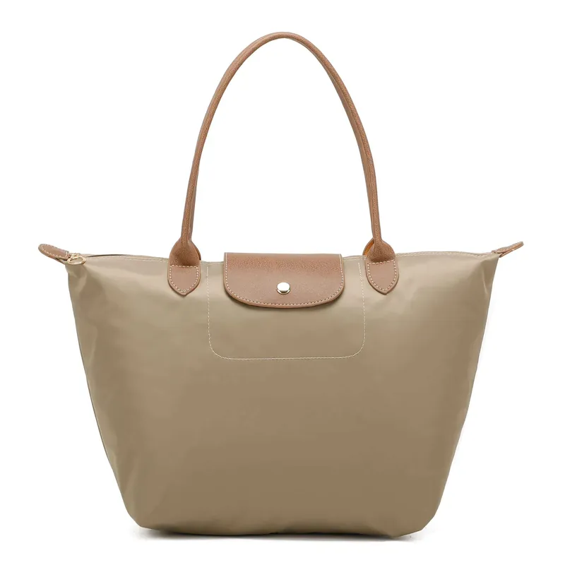 Sturdy Foldable Nylon Tote Shoulder Bag - Kitise