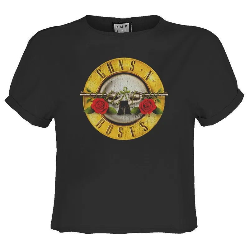 Bullet Guns N Roses Crop Top - Amplified