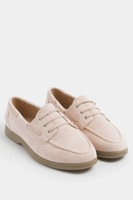 Faux Suede Loafers In Extra Wide EEE Fit - Yours