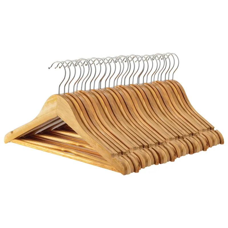 30x Strong Children's Coat Hangers with 360 Degree Rotatory Hook - Harbour Housewares