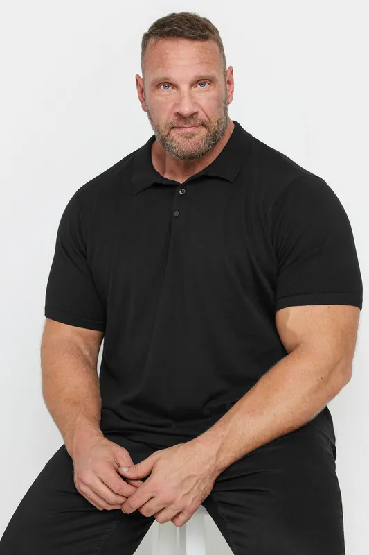 Knitted Short Sleeve Polo Shirt - BadRhino