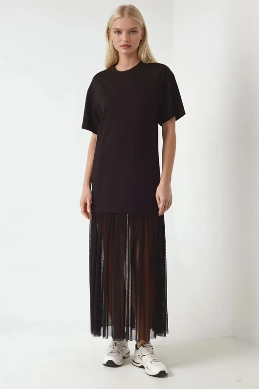Midi Dress with Tulle Skirt Pika Collection - Hiccup