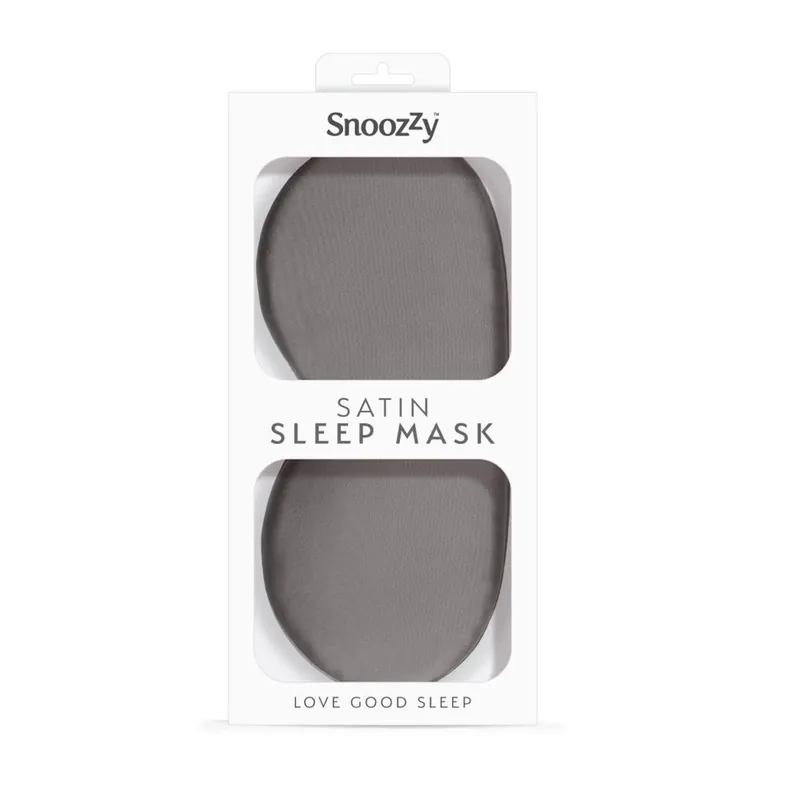 SnoozZy Satin Sleep Mask - Charcoal