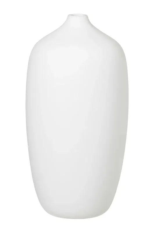 Ceola Ceramic Vase 25cm - White