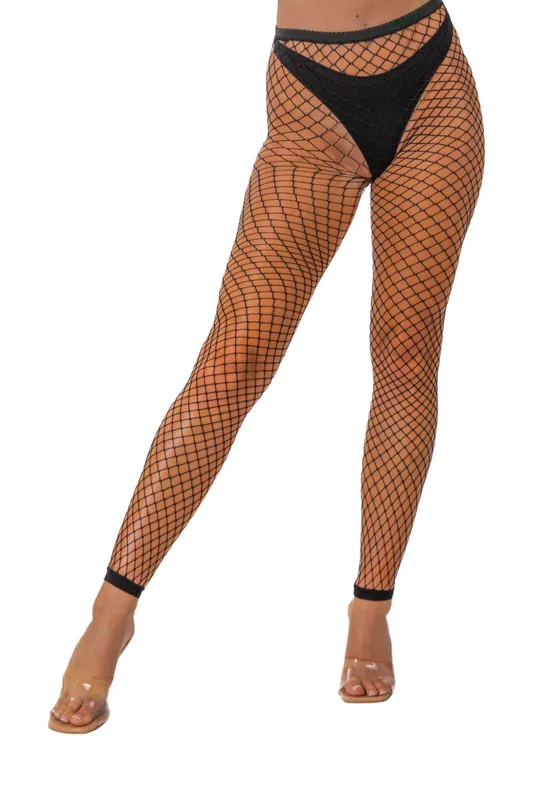 Industrial Net Footless Tights - Loving Joy