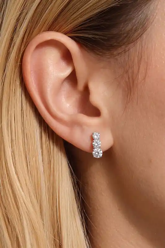 3-Piece Sparkling Rhinestone Jewellery Set