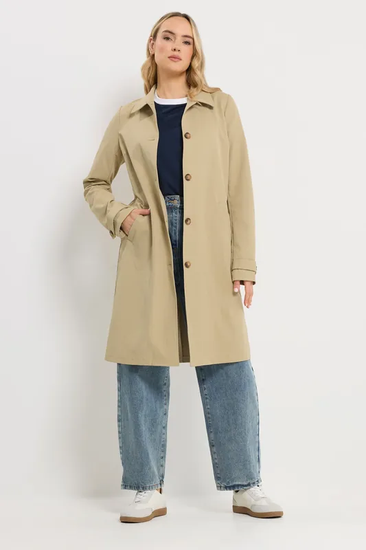 Tall Button Car Coat - Long Tall Sally