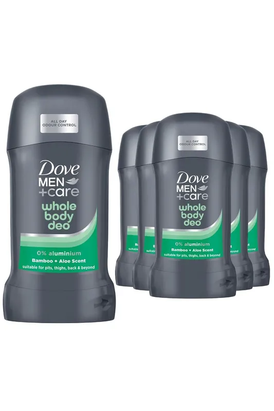Men+Care Whole Body Bamboo & Aloe Fresh Deodorant Stick 50ml, 6pk - Dove
