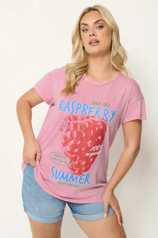 Acid Wash Graphic T-Shirt