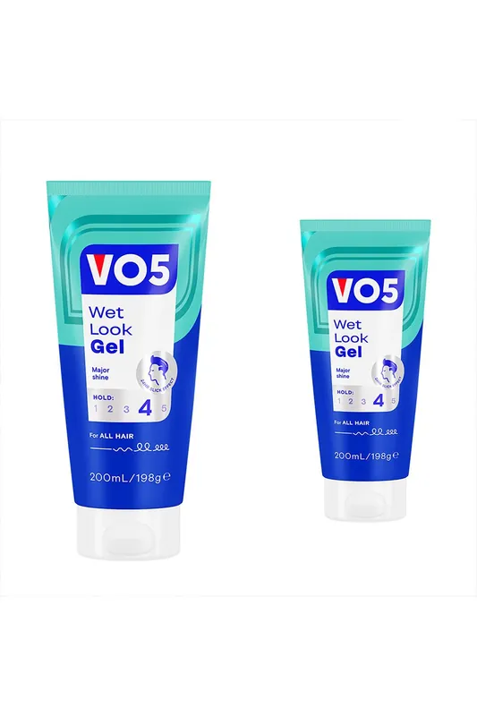24HR Steady Control Wet Look 'Styling Gel', 200ml Pack of 2 - VO5