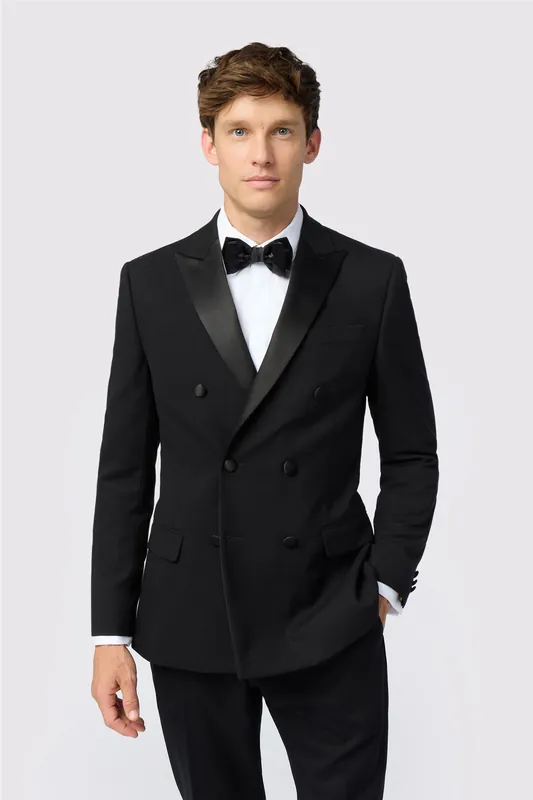 Slim Fit Huxley Double Breasted Jacket - Antique Rogue