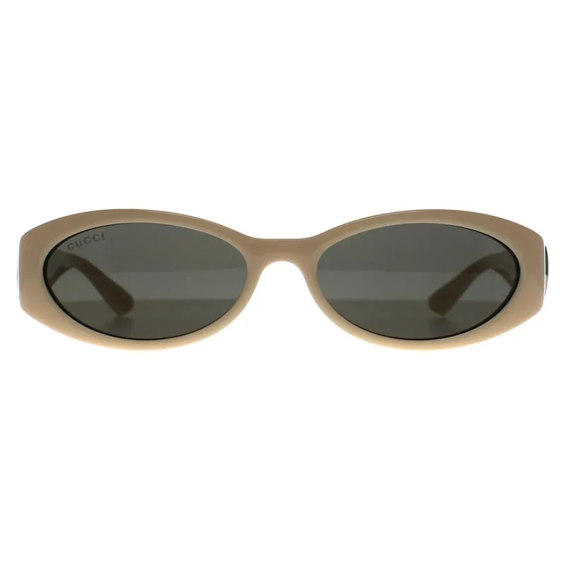 Oval Shiny Ivory Grey Light Mirror GG1660S - Gucci
