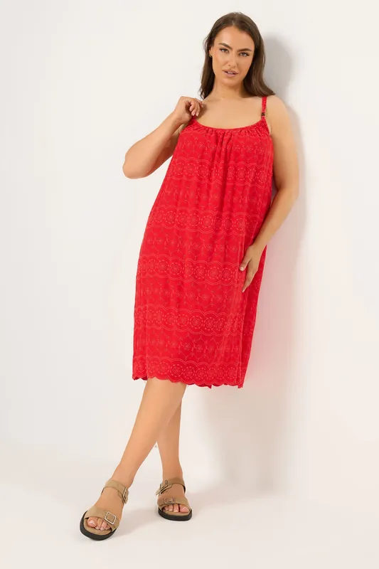 Broderie Anglaise Beach Dress - Yours