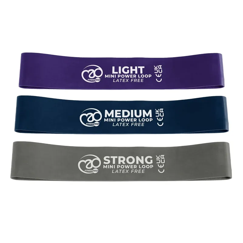 Latex Free Resistance Band Set (Pack of 3) - Yoga-Mad