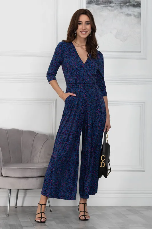 Giselle Wrap Front Jumpsuit - Jolie Moi
